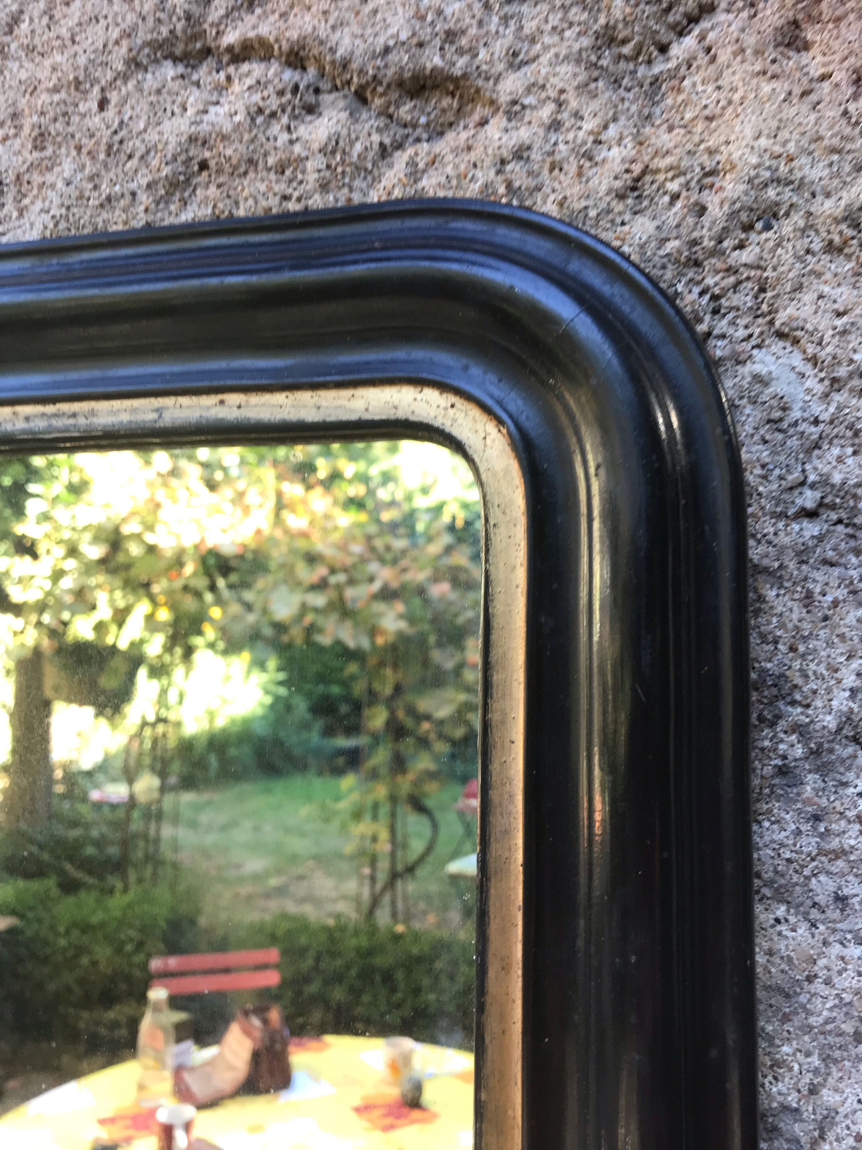 Napoleon III mirror 39.5 x 33.5 cm