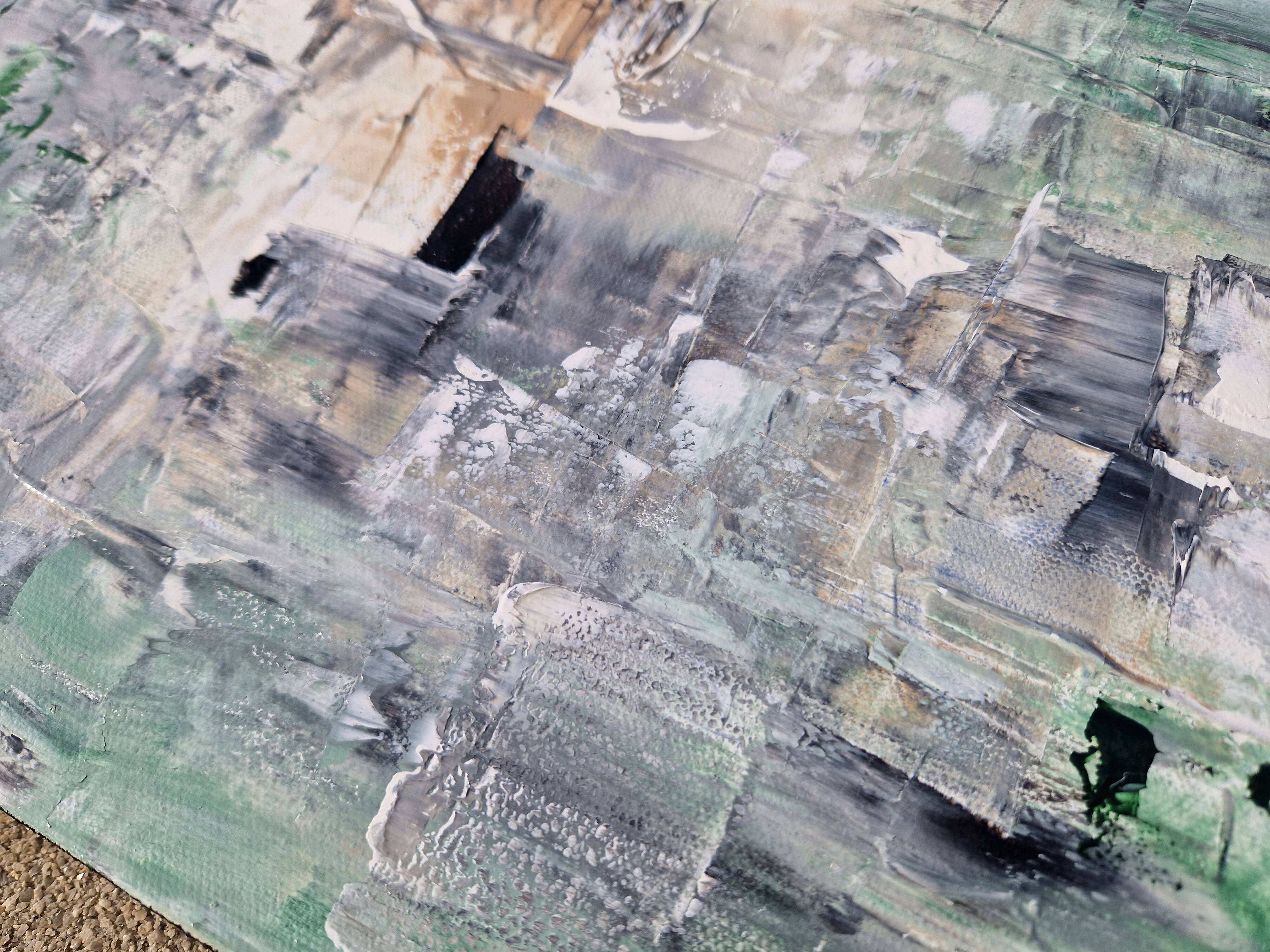 Abstract painting table