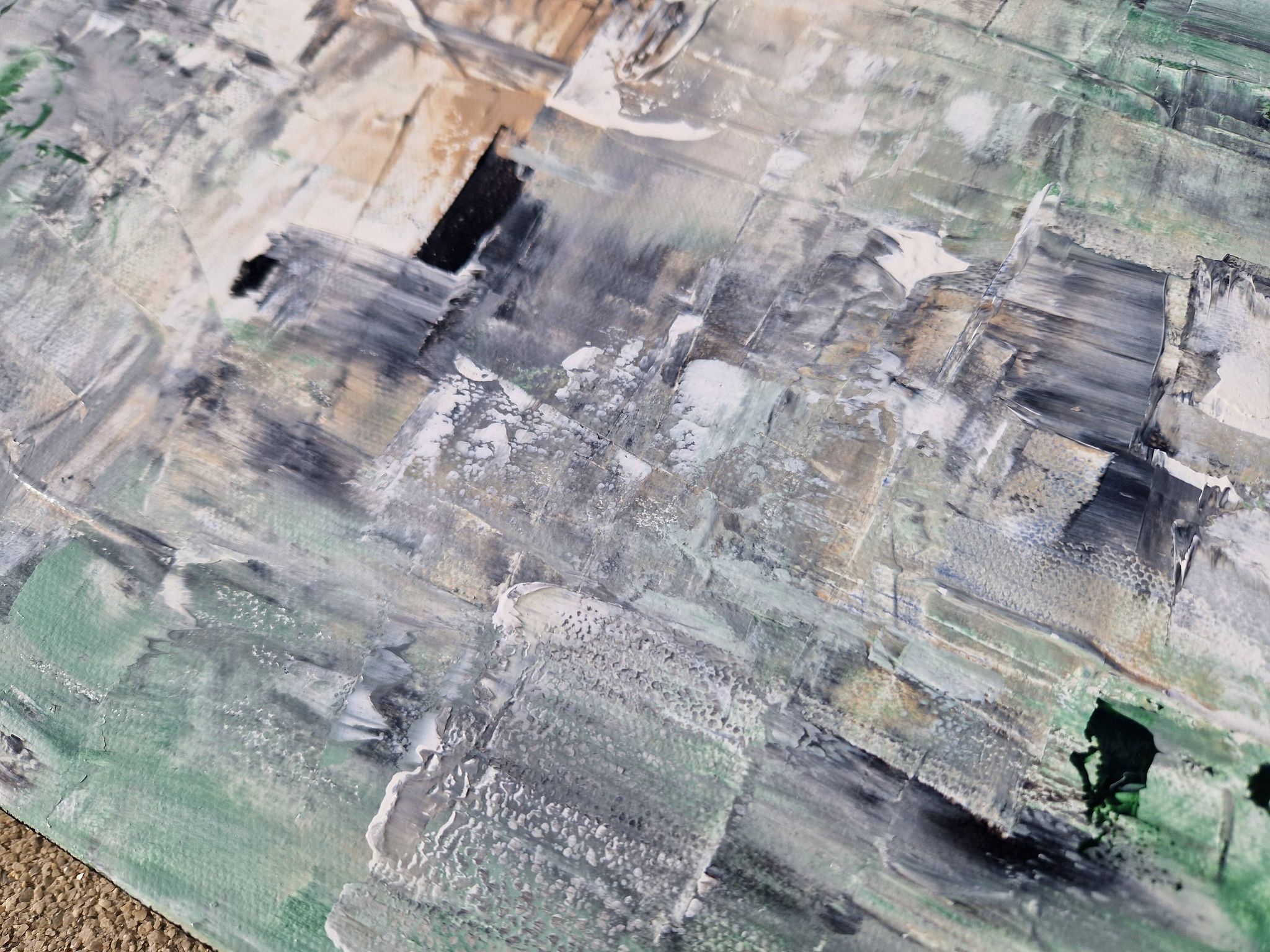 Abstract painting table