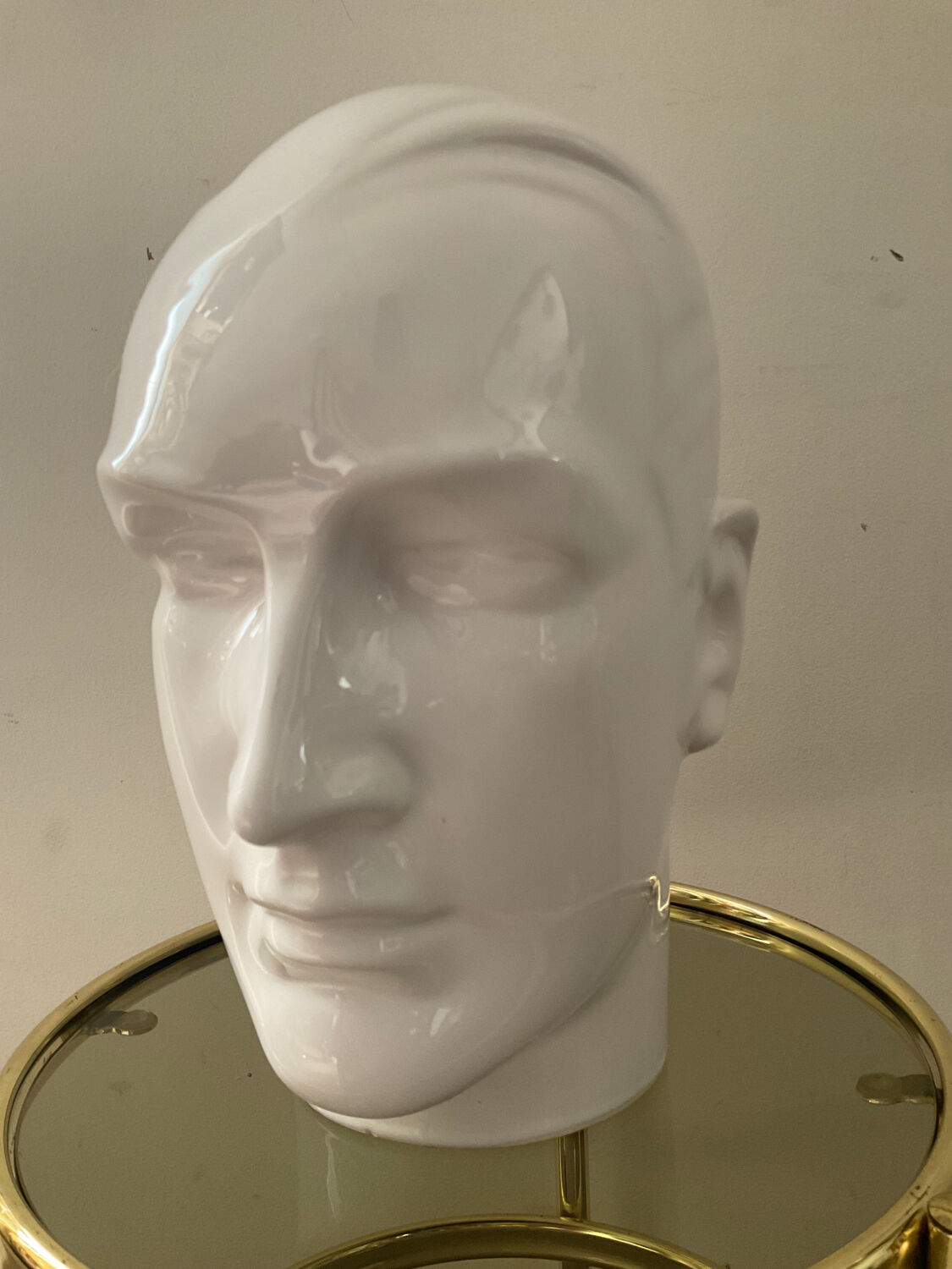 Vintage ceramic hat head