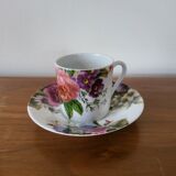 Porcelain Coffee Cup Bill Goldsmith Limoges "Victoria"