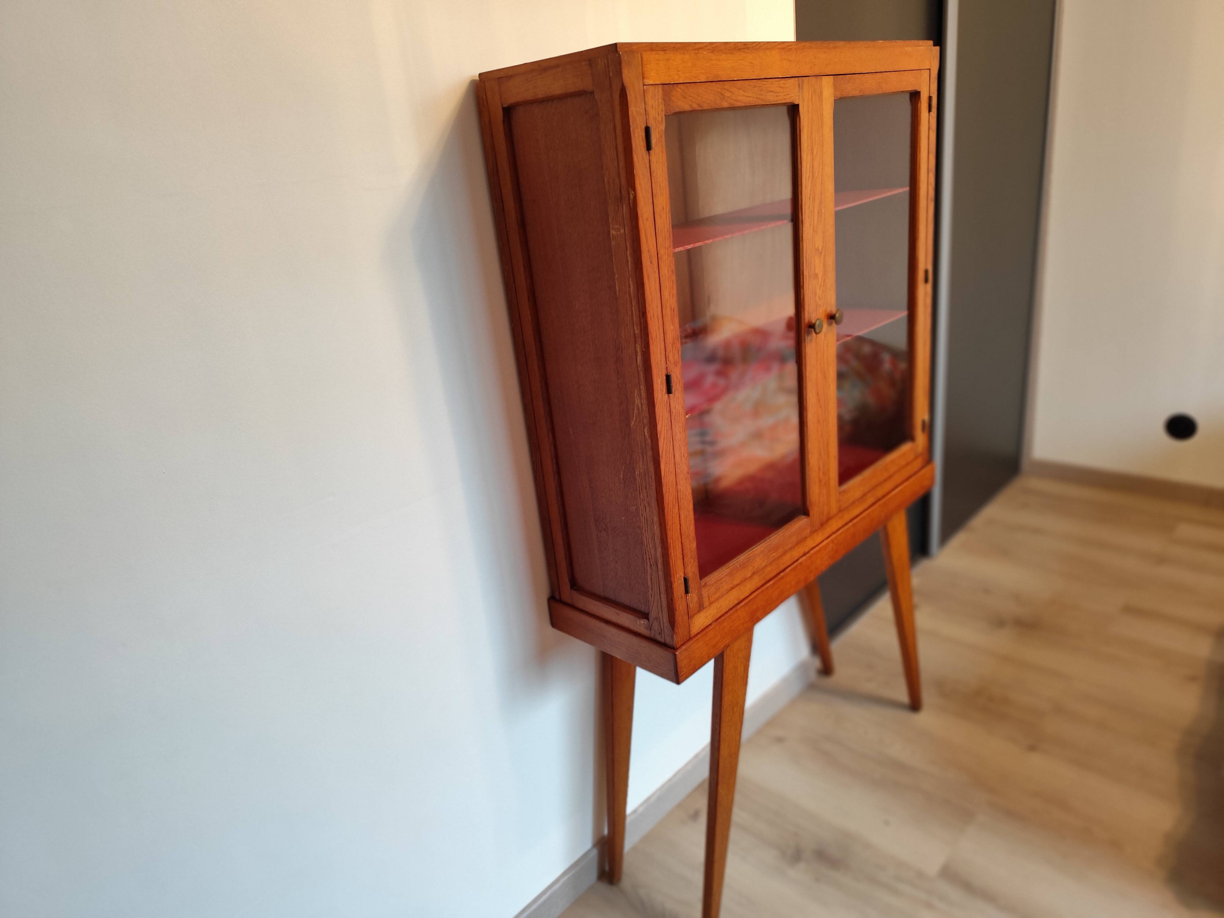 Vintage Scandinavian Display Cabinet 1960s