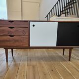 Fidar sideboard in black and white rosewood - Kann design