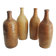 4 old stoneware bottles