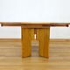 Table de repas en orme vintage Maison Regain, 1980