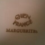 Lot plates Gien model marguerite