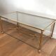 Neoclassical style brass coffee table by Maison Jansen