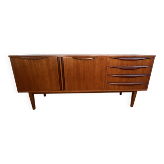 Buffet rétro vintage en teck du milieu du siècle par Portwood – Artisanat britannique des années 1960