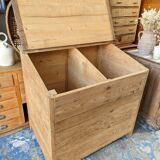 Raw wooden chest