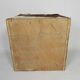 Vintage pouffe, storage chest upholstered in cowhide, Netherlands 1950s