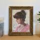 Young woman in profile