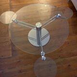 Coffee table modular round glass design