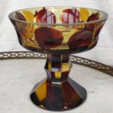 Old Bohemian Cut Crystal Cup
