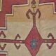 Oversize Handknotted Geometric Vintage Rug sku 1905