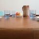 Baumann extendable round table