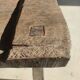 Bench in old teak