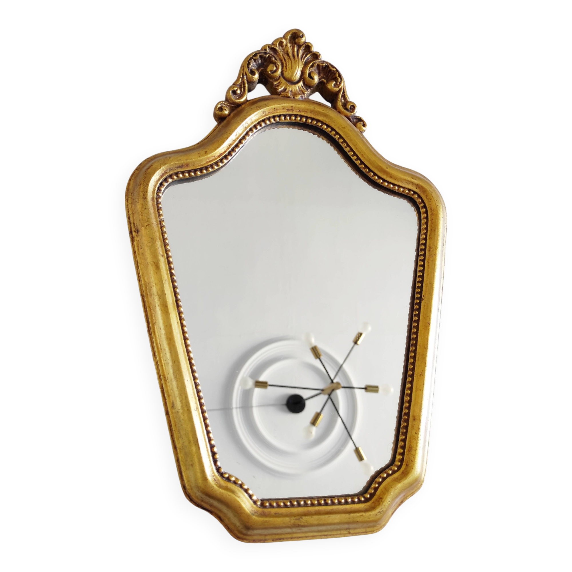 Gold mirror 38.5 x 26 cm