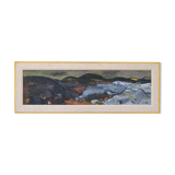 Gerhard Lundberg (1905-1980), Swedish Modern Painting, 1972, Oil on Panel, Framed