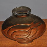 Vase en laiton vintage