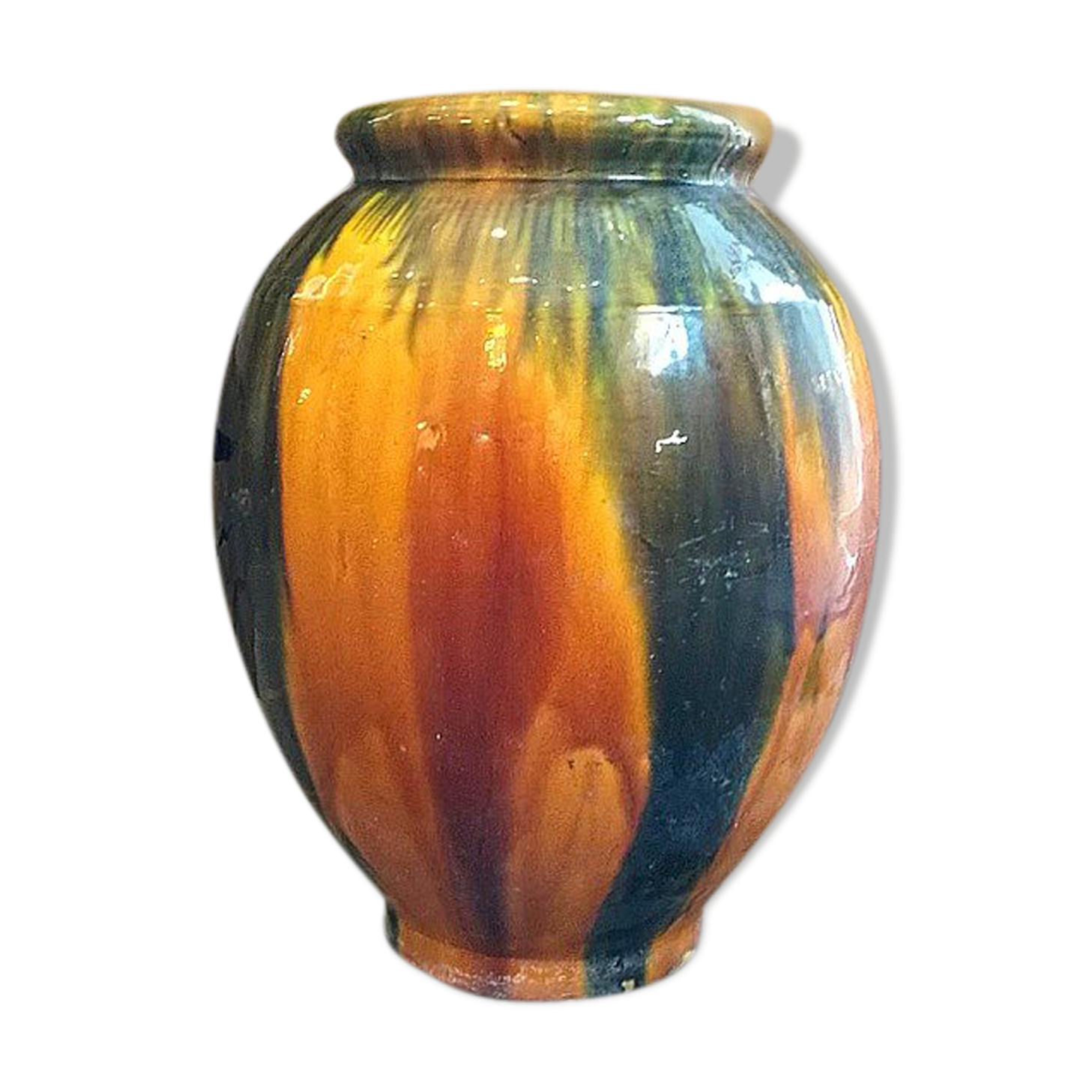 Jarre terre cuite émaillée Selency