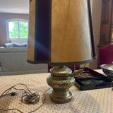 Antique brass lamp