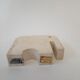 Three elephant statuettes travertine paperweight - Fratelli Mannelli made in Italy - vintage