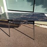 Formica black marble dining table - 1960 - Supermatic - vintage