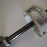 Suspension lamp, white opaline, Glashütte Limburg, Germany 1960