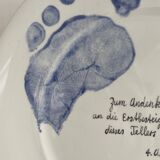 Figgjo dish, model designed by carlo linchetti, swiss artist, scandinavian design, feet decor