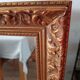 Golden rectangular mirror - 63x116cm