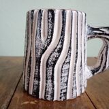 Mug Cup - Pol Chambost - tree trunk & red