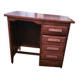 Vintage mahogany school desk