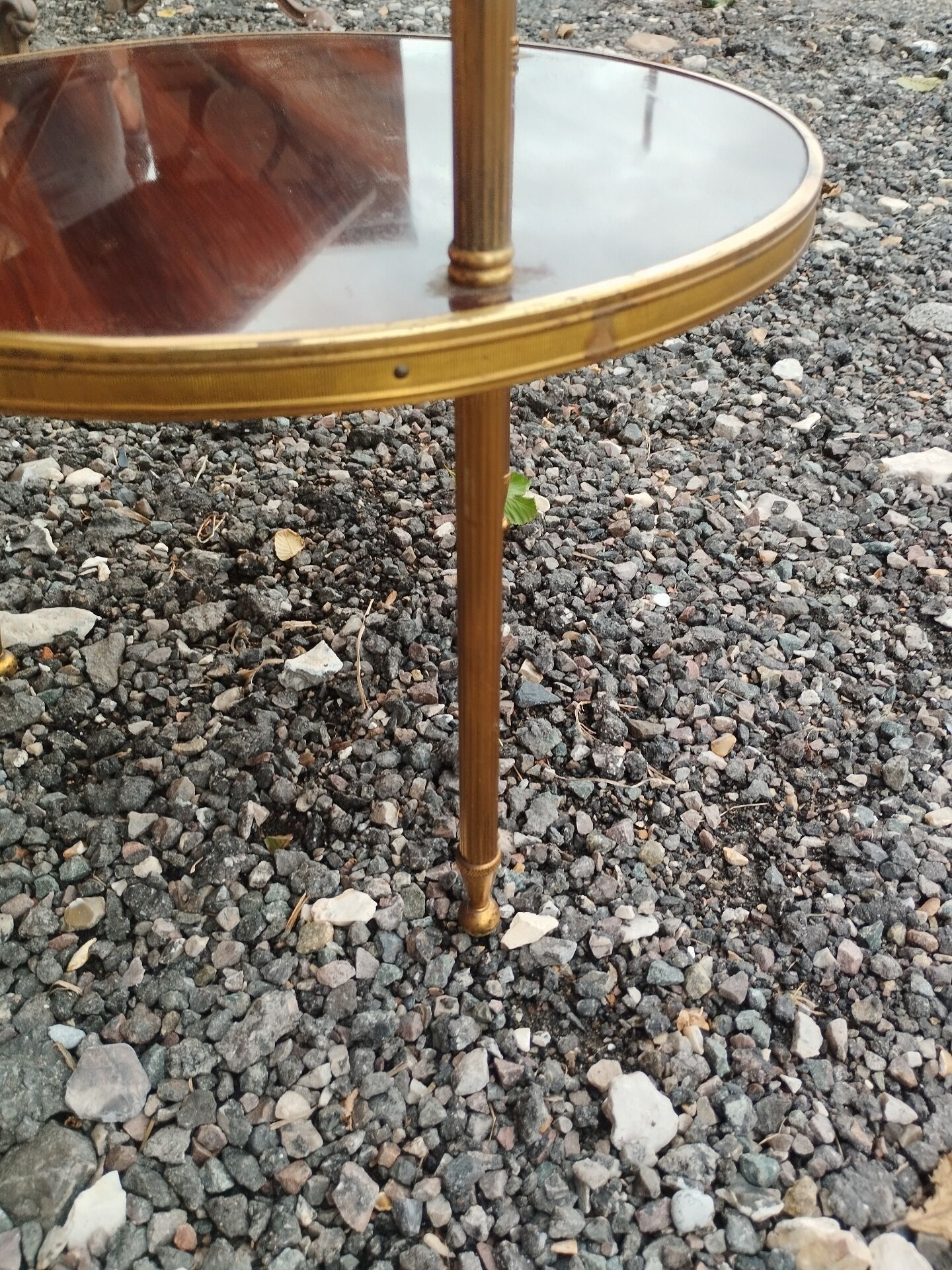 Antique bedside table in Louis XVI style