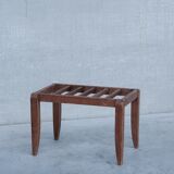 French mid-century wooden luggage racks