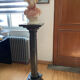 Granite column with pearly reflections