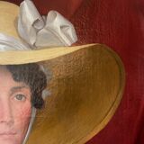 Summer portrait: woman in hat, nineteenth century