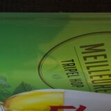 Enamelled advertising plate for the Belgian beer brand Duvel