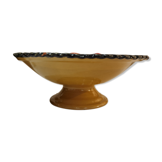 Glazed terracotta compotier