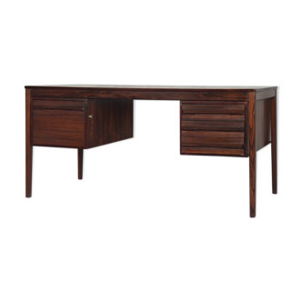Executive rosewood Norwegian desk by Torbjørn Afdal for Haug Snekkeri AS Bruksbo, 1960s