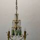 Brass  Crystal Chandelier 1960’s