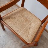 Italian Mid-Century Carimate Rush Armchair by Vico Magisretti