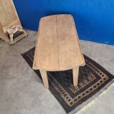 Vintage farmhouse coffee table with flap
