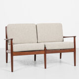 2-seater sofa design Sven Age Eriksen published by Glostrup 1960s.