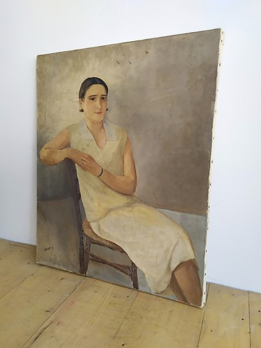 Woman oil portrait 20/30 years