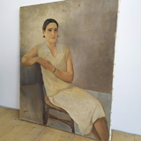 Woman oil portrait 20/30 years