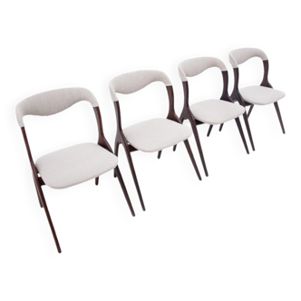 A set of chairs, Denmark, 1960s. After renovation.