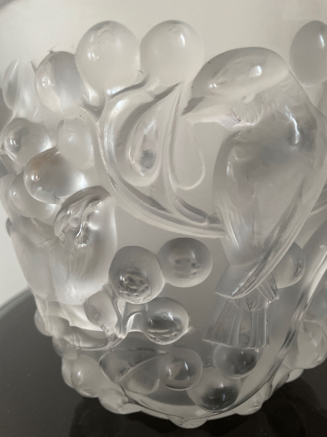 Lalique vase crystal