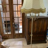 Louis XVI style solid bronze floor lamp