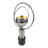 Vintage Table Lamp • Rings • Steel/Wood • Space Age • 1970