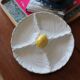 Italian ceramic lemon aperitif dish